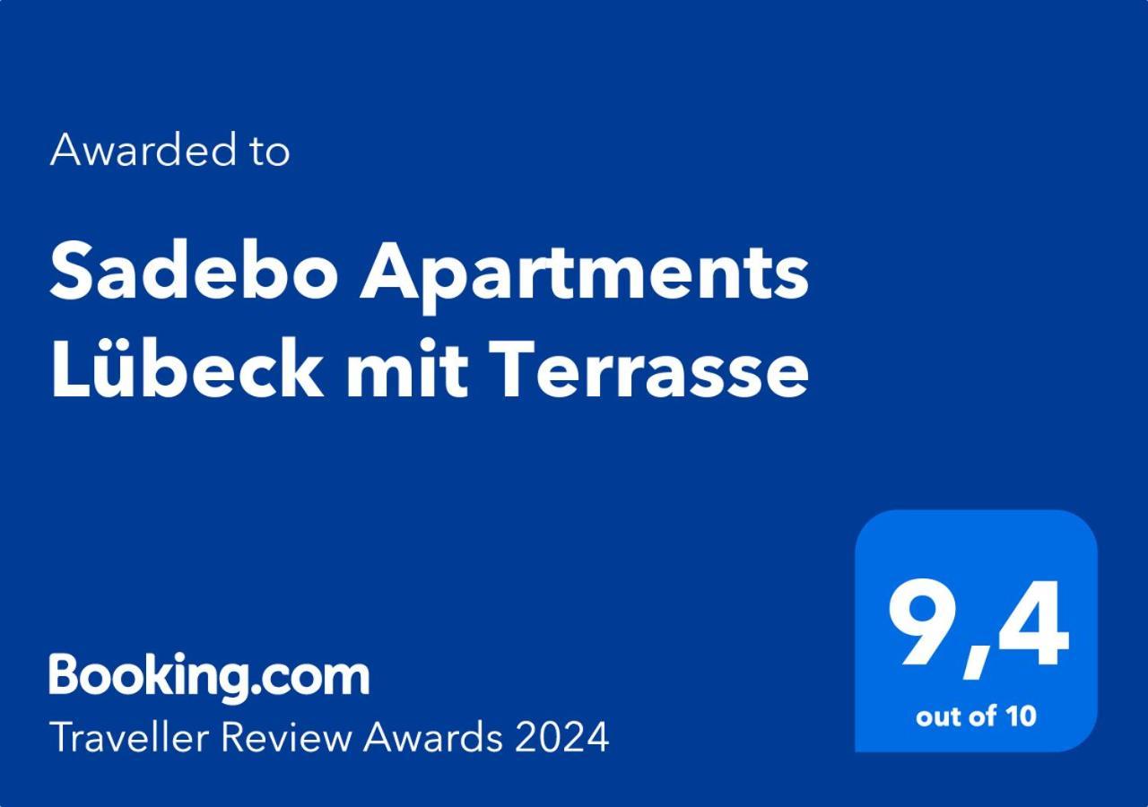 Sadebo Apartments Luebeck Mit Terrasse Oder Balkon Bagian luar foto